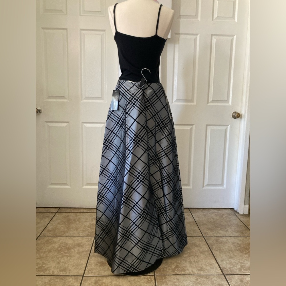 VINTAGE VICTOR COSTA MAXI SKIRT size 12 - Picture 7 of 12